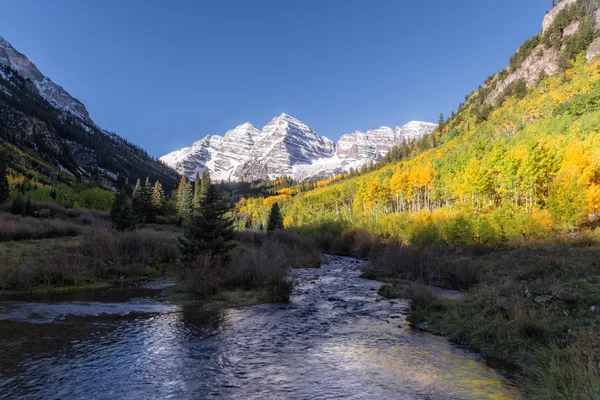 Maroon Bells in Fall — Stock Photo, Image