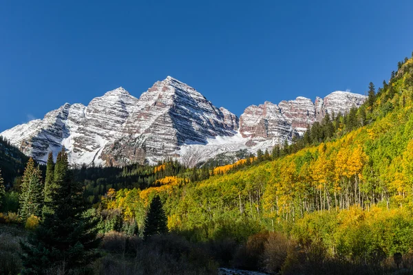 Maroon Bells in Fall — Stock Photo, Image