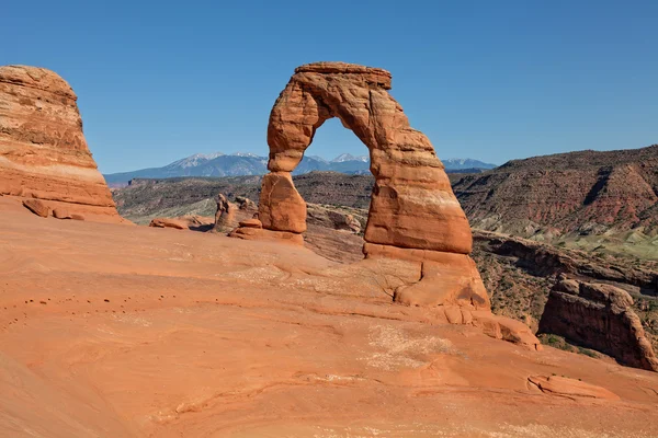 Delicado Arco Arcos Parque Nacional Utah — Fotografia de Stock