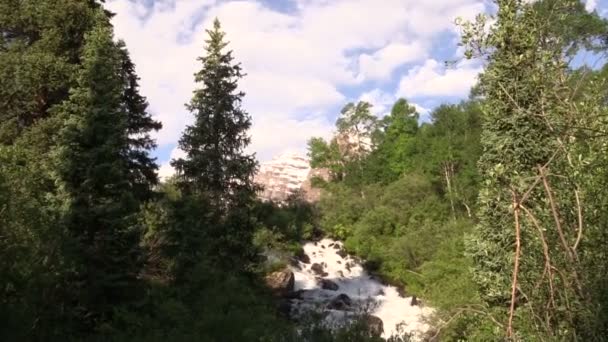 Maroon Bells i sommar — Stockvideo