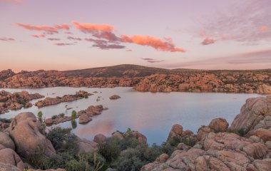 Watson göl günbatımı