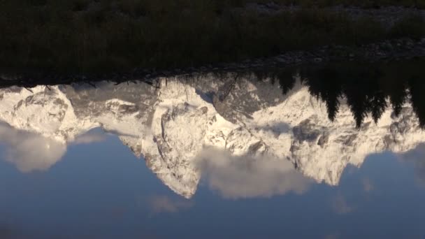Teton Reflection — Stock Video