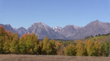 Teton sonbahar manzara