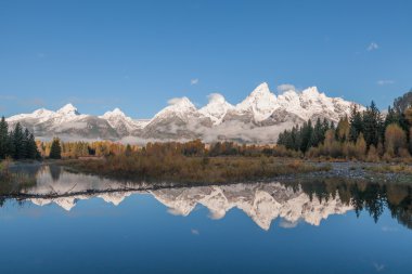 Teton sonbahar yansıma