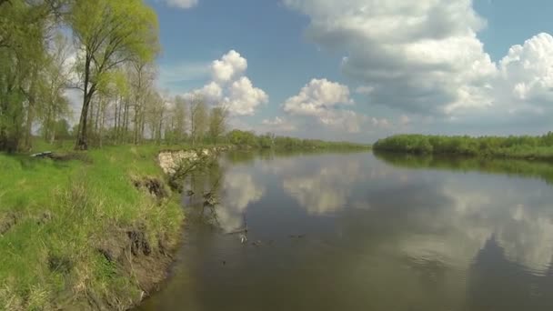 Petit copter drone mouche lisse en bois — Video