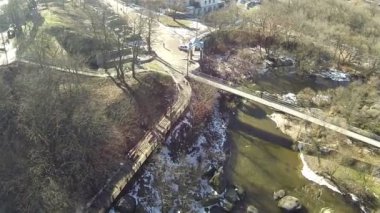 Küçük nehir, banliyö yatay. Hava