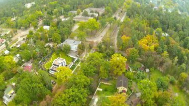 Yükseklik parktan küçük şehirde. Hava