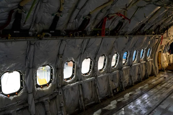 Ukraine Kyiv November 2020 Assembling Passenger Plane Maintenance Diagnostics Repair — Stock Photo, Image