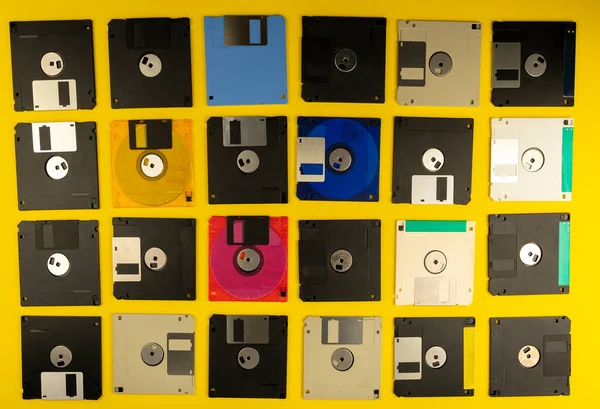 Floppy Disk Inci Disket Adalah Sebuah Ikon Teknologi Dari Dekade — Stok Foto