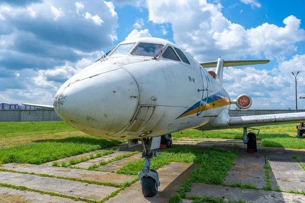 Kyiv Ukraine June 2021 Passenger Old Plane Yak — Stock Photo, Image