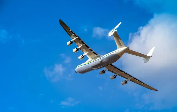 Ukraine Kyiv August 2021 Plane Antonov 225 225 Mriya Fly — Stock Photo, Image