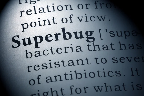 Definition of superbug — Stock Photo, Image