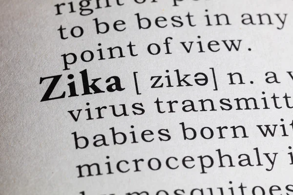 Definition of zika — Stock Photo, Image