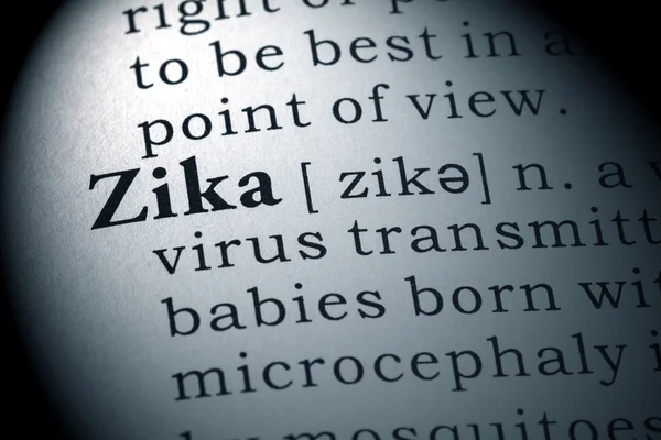 Definitie van zika — Stockfoto