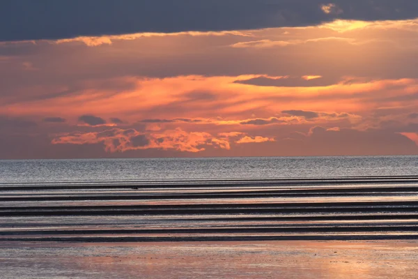 Strand bei Sonnenuntergang — Stockfoto