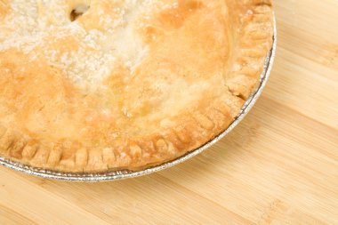 elmalı turta yakın çekim yukarı