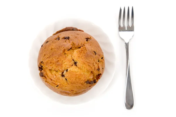 Muffin con fondo blanco —  Fotos de Stock