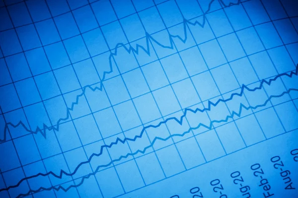 Geschäftsdiagramm und Grafik — Stockfoto