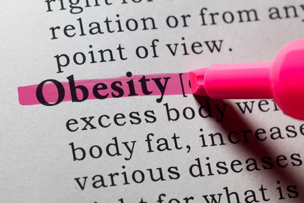 Définition de l'obésité — Photo