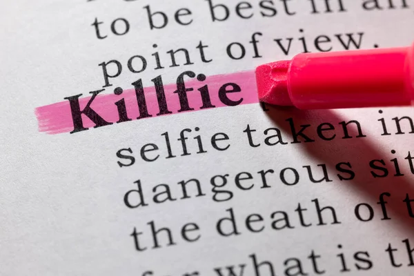 Dicionário Falso Definição Dicionário Killfie — Fotografia de Stock