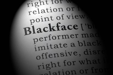 Sahte Sözlük, Siyah Yüz 'ün Sözlük tanımı