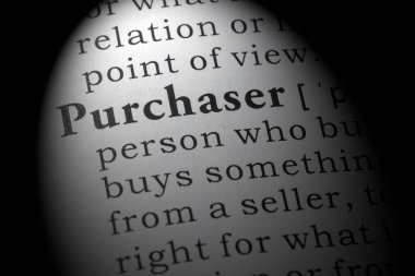 Sahte Sözlük, alıcının sözlük tanımı