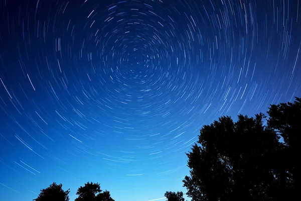 Senderos de estrellas — Foto de Stock