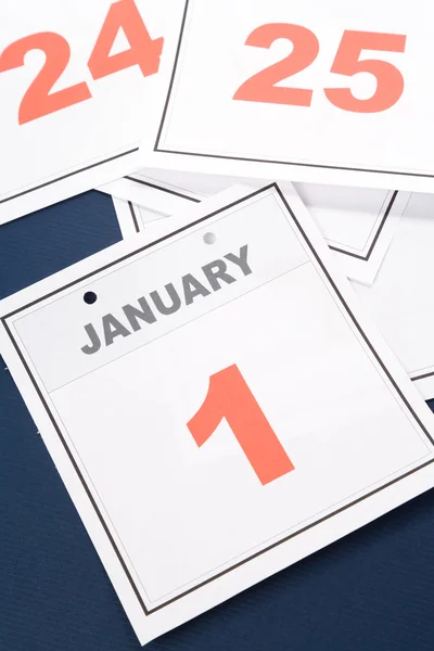 Kalender Neujahrstag — Stockfoto