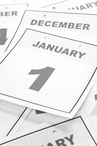 Kalender voor New Year's Day — Stockfoto