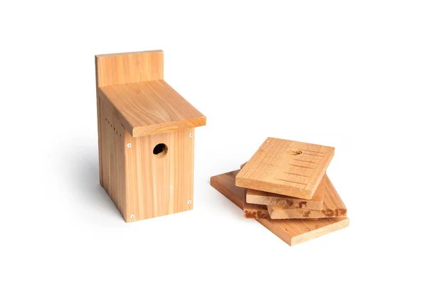 DIY birdhouse Stock Photo