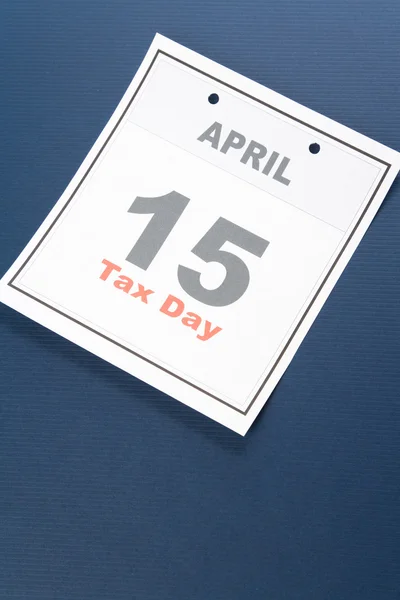 カレンダーの税金の日 ロイヤリティフリーのストック写真