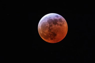  Ay tutulması MÖ Vancouver 'da Kanada, 14 Mart 2025