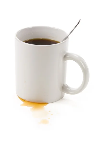 Witte koffiebeker — Stockfoto