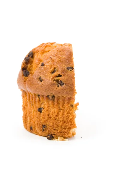 Muffin mit weißem Hintergrund — Stockfoto
