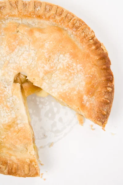Яблучний пиріг крупним планом — стокове фото