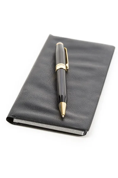 Checkbook and pen — Stock Photo, Image