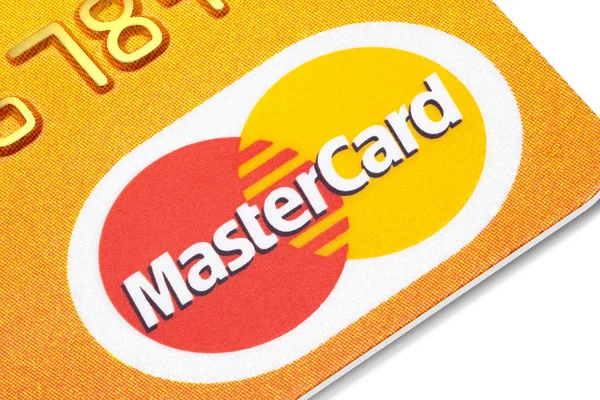 Mastercard credit card. — Stock Photo, Image
