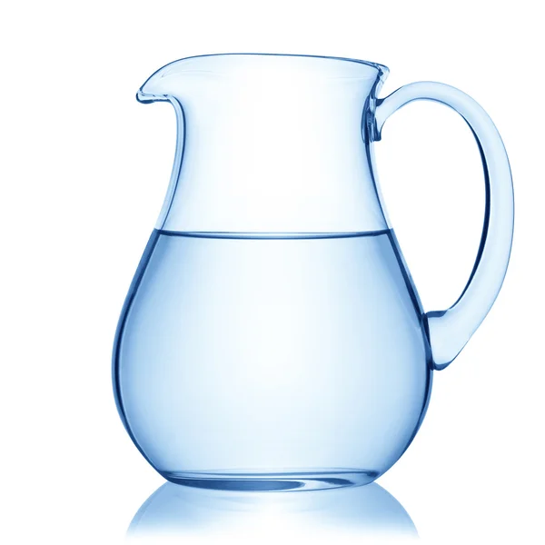 Glass pitcher of water. — Stock Photo, Image