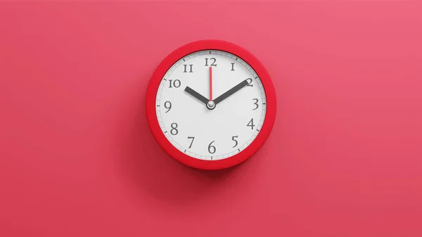 Orologio Parete Orologio Ufficio Time Concept Rendering — Foto Stock