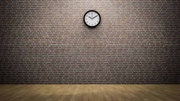 Wall Clock Office Clock Time Concept Rendering — Stock Photo, Image