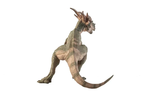 Stygimoloch Dinosaur Білому Тлі — стокове фото