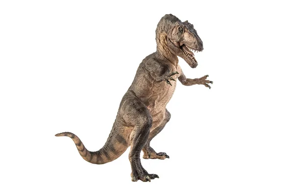 Giganotosaurus Dinoszaurusz Fehér Alapon — Stock Fotó