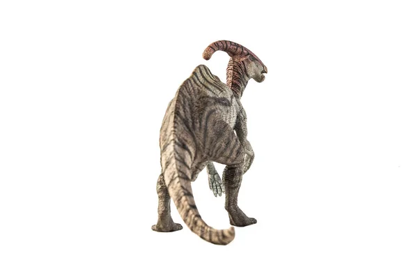 Parasaurolophus Dinosaurus Witte Achtergrond — Stockfoto