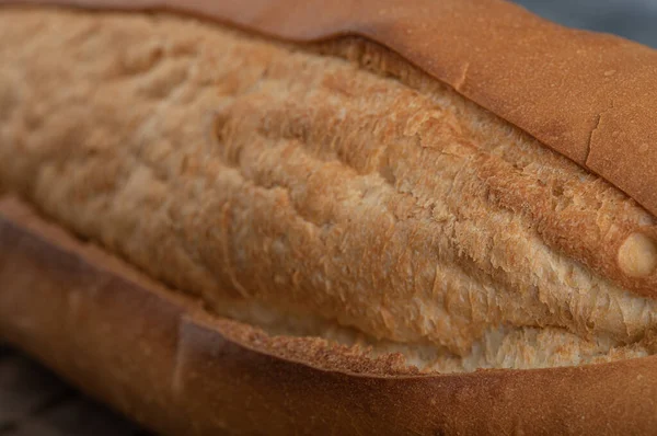 Close up foto van brood van wit brood — Stockfoto