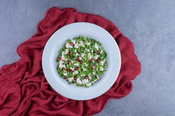 Salat Med Blomkål Granateplefrø Bilde Høy Kvalitet – stockfoto