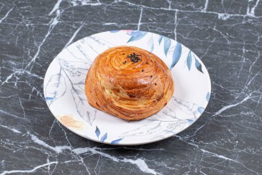 Toothsome Azerbaycan ulusal pasta kurabiyesi, mermer arka planda. Yüksek kalite fotoğraf