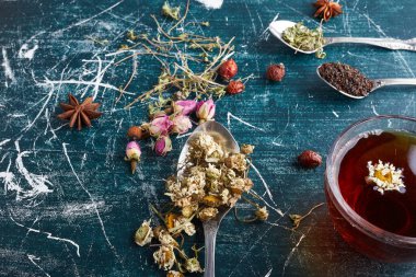 Bir fincan otlu çay. Yüksek kalite fotoğraf