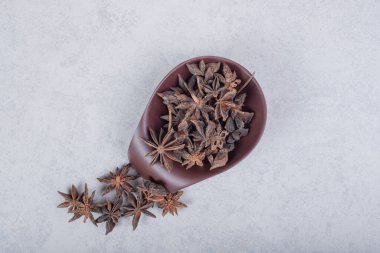 Taze organik Star Anason baharat meyveleri. Yüksek kalite fotoğraf