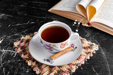 Tarçınlı çay. Yüksek kalite fotoğraf