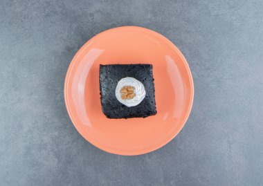 Portakallı kek dilimi. Yüksek kalite fotoğraf